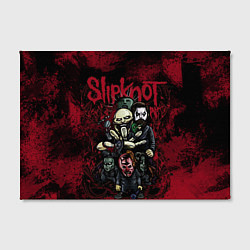 Холст прямоугольный Slipknot art, цвет: 3D-принт — фото 2