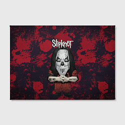 Холст прямоугольный Slipknot dark red, цвет: 3D-принт — фото 2