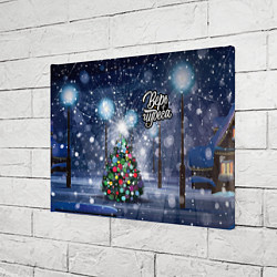Холст прямоугольный Новогодняя ёлочка, цвет: 3D-принт — фото 2