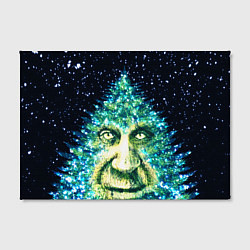 Холст прямоугольный Мудрое Новогоднее Дерево, цвет: 3D-принт — фото 2