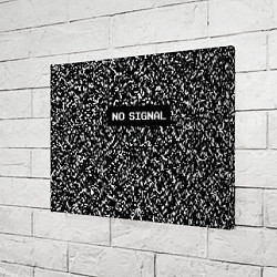 Холст прямоугольный Глитч - нет сигнала, цвет: 3D-принт — фото 2