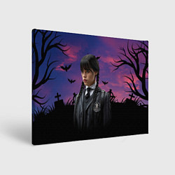 Картина прямоугольная Wednesday Addams