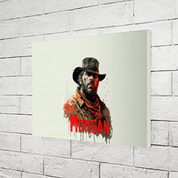 Холст прямоугольный Arthur Morgan painting, цвет: 3D-принт — фото 2