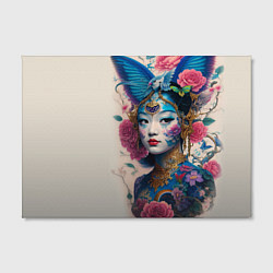 Холст прямоугольный Japan girl - tattoo - art, цвет: 3D-принт — фото 2