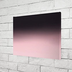 Холст прямоугольный Градиент: от черного к розовому, цвет: 3D-принт — фото 2