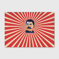 Холст прямоугольный Сталин полигональный, цвет: 3D-принт — фото 2