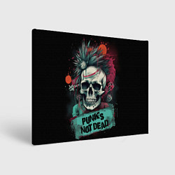 Картина прямоугольная Punks not dead