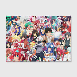 Холст прямоугольный Все персонажи аниме - первый сборник, цвет: 3D-принт — фото 2
