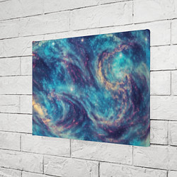 Холст прямоугольный Путеводная звезда в космосе, цвет: 3D-принт — фото 2