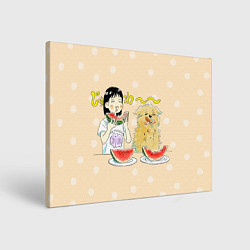 Холст прямоугольный Долой безделье!, цвет: 3D-принт