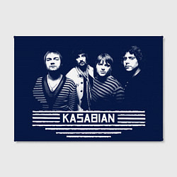 Холст прямоугольный Kasabian все участники группы, цвет: 3D-принт — фото 2