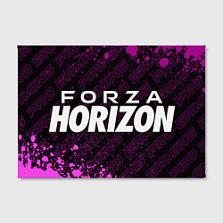 Холст прямоугольный Forza Horizon pro gaming: надпись и символ, цвет: 3D-принт — фото 2