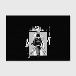 Холст прямоугольный Крутая Маки - Магическая битва, цвет: 3D-принт — фото 2