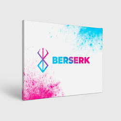 Картина прямоугольная Berserk neon gradient style: надпись и символ