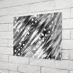 Холст прямоугольный Черно-белые штрихи, цвет: 3D-принт — фото 2