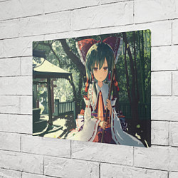 Холст прямоугольный Touhou Project Reimu Hakurei, цвет: 3D-принт — фото 2