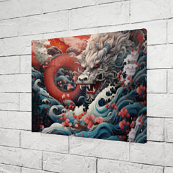 Холст прямоугольный Морской дракон Irezumi, цвет: 3D-принт — фото 2
