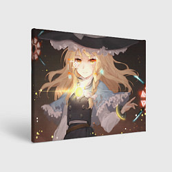 Холст прямоугольный Touhou Project Marisa Kirisame, цвет: 3D-принт