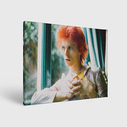 Холст прямоугольный David Bowie in Haddon Hall, цвет: 3D-принт