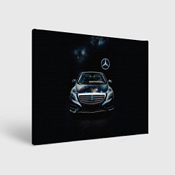 Холст прямоугольный Mercedes Benz, цвет: 3D-принт
