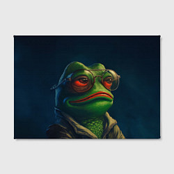 Холст прямоугольный Pepe frog, цвет: 3D-принт — фото 2