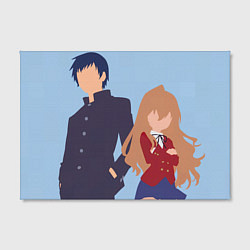 Холст прямоугольный Toradora Тайга Рюдзи, цвет: 3D-принт — фото 2