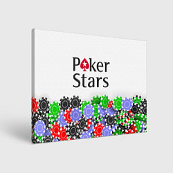 Холст прямоугольный Poker - игра для удачливых, цвет: 3D-принт