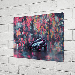 Холст прямоугольный Футуристичный автомобиль, цвет: 3D-принт — фото 2
