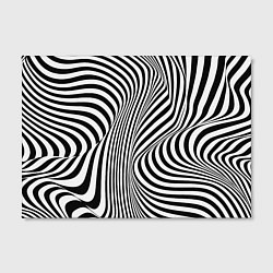 Холст прямоугольный Цвета зебры оптическая иллюзия, цвет: 3D-принт — фото 2