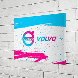Холст прямоугольный Volvo neon gradient style по-горизонтали, цвет: 3D-принт — фото 2