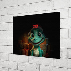 Холст прямоугольный 2024 новый год дракона, цвет: 3D-принт — фото 2