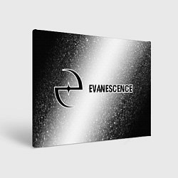 Холст прямоугольный Evanescence glitch на светлом фоне по-горизонтали, цвет: 3D-принт