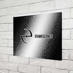 Холст прямоугольный Evanescence glitch на светлом фоне по-горизонтали, цвет: 3D-принт — фото 2