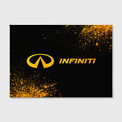 Холст прямоугольный Infiniti - gold gradient по-горизонтали, цвет: 3D-принт — фото 2