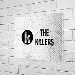 Холст прямоугольный The Killers glitch на светлом фоне по-горизонтали, цвет: 3D-принт — фото 2