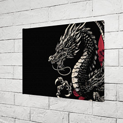 Холст прямоугольный Japanese dragon - irezumi - art, цвет: 3D-принт — фото 2