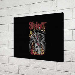 Холст прямоугольный Slipknot - злодей, цвет: 3D-принт — фото 2