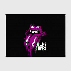 Холст прямоугольный The Rolling Stones - lips, цвет: 3D-принт — фото 2