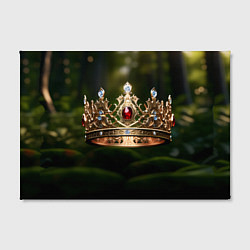 Холст прямоугольный Королевская корона узорная, цвет: 3D-принт — фото 2