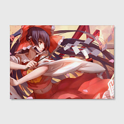 Холст прямоугольный Touhou Project Рейму Cute, цвет: 3D-принт — фото 2