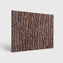 Холст прямоугольный Кора дерева равномерная, цвет: 3D-принт