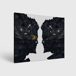 Картина прямоугольная Адам Дженсен в отражении deus ex