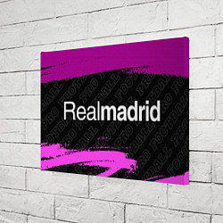 Холст прямоугольный Real Madrid pro football по-горизонтали, цвет: 3D-принт — фото 2