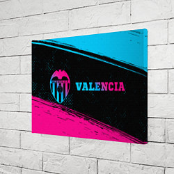 Холст прямоугольный Valencia - neon gradient по-горизонтали, цвет: 3D-принт — фото 2