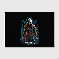 Холст прямоугольный Assassins creed черный фон, цвет: 3D-принт — фото 2
