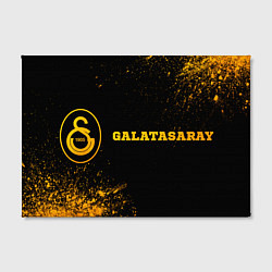 Холст прямоугольный Galatasaray - gold gradient по-горизонтали, цвет: 3D-принт — фото 2