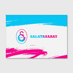 Холст прямоугольный Galatasaray neon gradient style по-горизонтали, цвет: 3D-принт — фото 2
