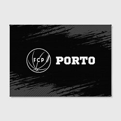 Холст прямоугольный Porto sport на темном фоне по-горизонтали, цвет: 3D-принт — фото 2
