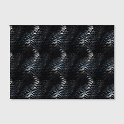 Холст прямоугольный Блестящая металлическая броня, цвет: 3D-принт — фото 2