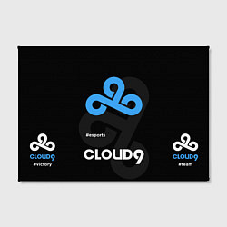Холст прямоугольный Cloud9 - esports, цвет: 3D-принт — фото 2